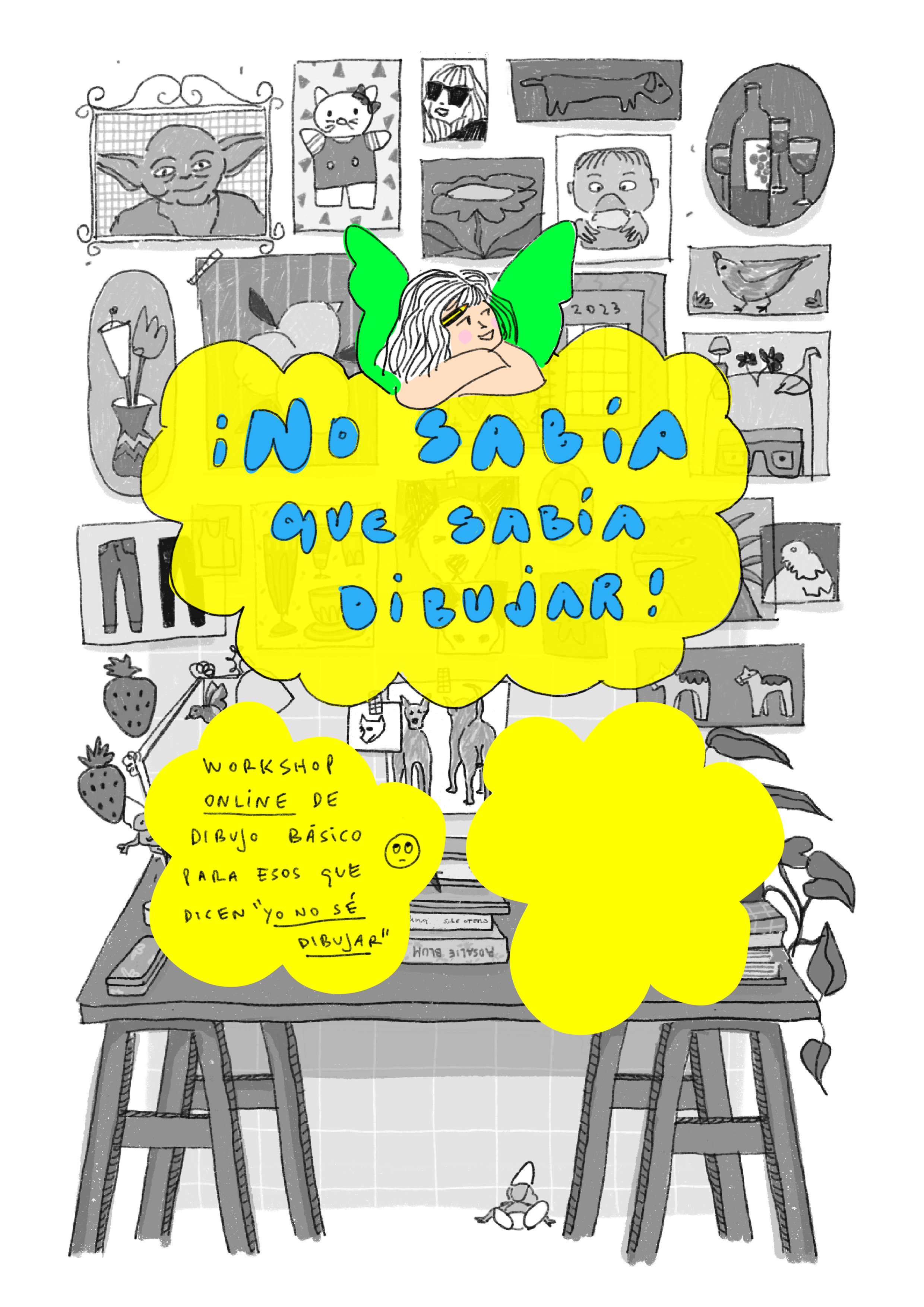 Cómo aproveché mi experiencia como Product Designer en mi taller de dibujo